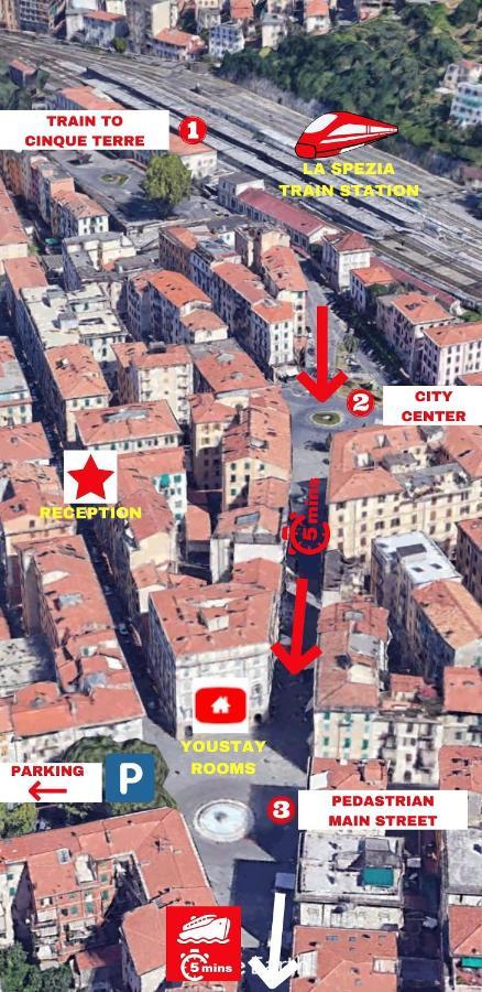 You Stay "Main Street & Station" La Spezia Exterior foto